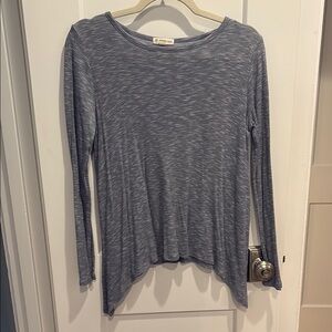 Tucker + Tate Heathered Gray Long Sleeve Tee